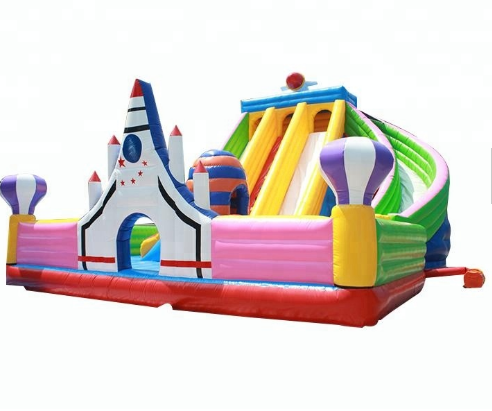 High quality inflatable Rocket bouncer castle for sale