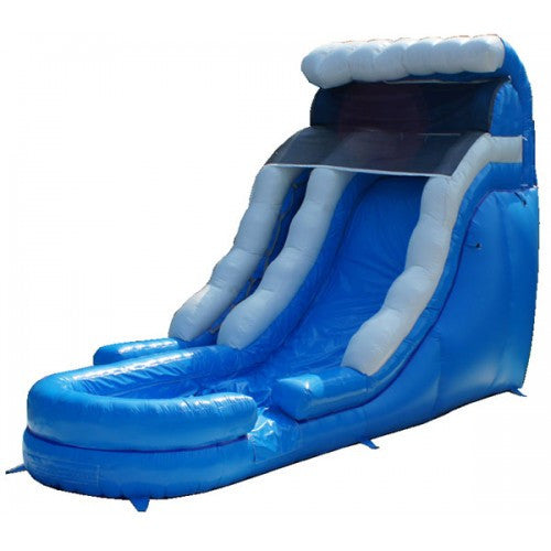 18'H Blue Wave Slide Wet n Dry-sd98