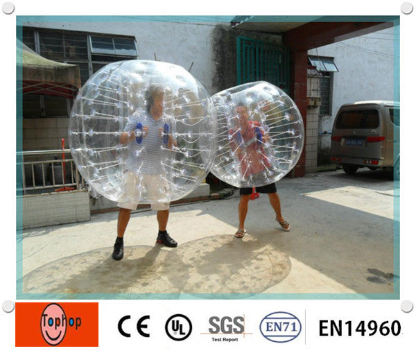 Dai1.5meter clear color bumper ball