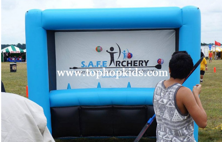 new 0.55mm pvc inflatable archery sports games