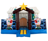 Inflatable Christmas Castle Jumping Bouncer for sale