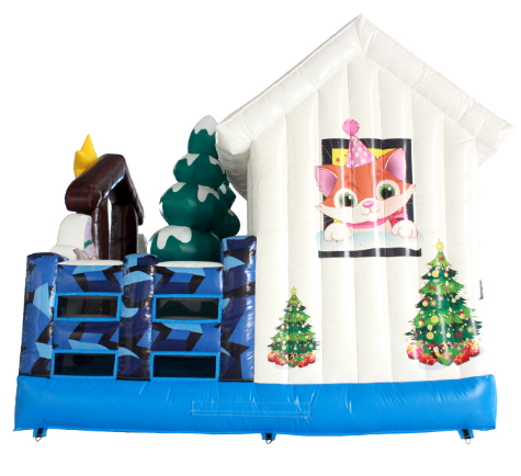 Inflatable Christmas Castle Jumping Bouncer for sale