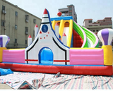 High quality inflatable Rocket bouncer castle for sale