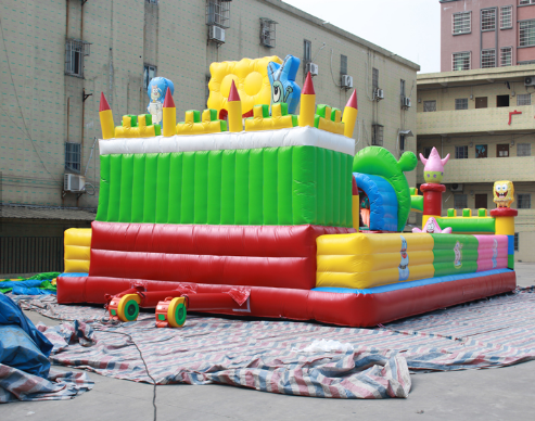Inflatable funcity inflatable Bouncer, Inflatable playing land park for sale
