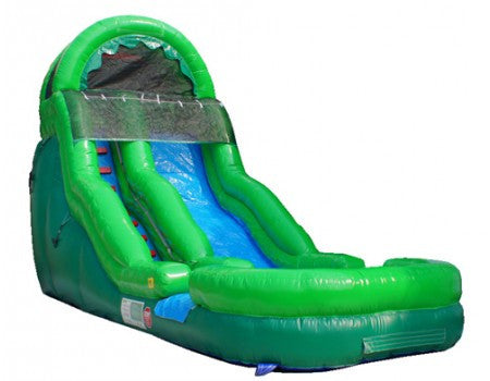 18'H Bubble Bump Slide Wet n Dry(Green)-1001