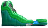 18'H Bubble Bump Slide Wet n Dry(Green)-1001