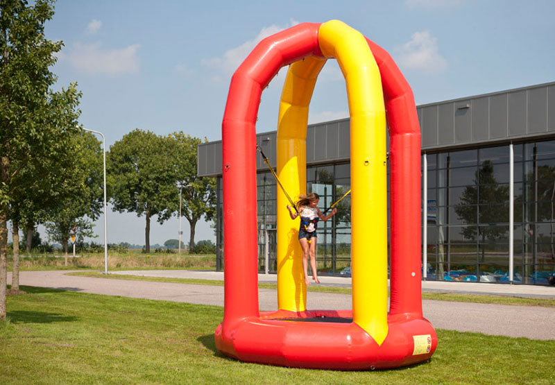 kids screaming inflatable Soft Bungee, inflatable bungee jumping, inflatable bungee trampoline with free shipping by DHL
