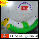 chinese manufacturer high quality water play games water park equipment inflatable floating seesaw for sale